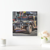 Hummer H1 Quadratische Wanduhr (Zuhause)