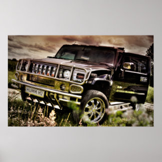Hummer H2 Druck Poster