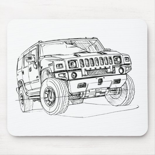 Hummer H2 Mousepad (Vorne)