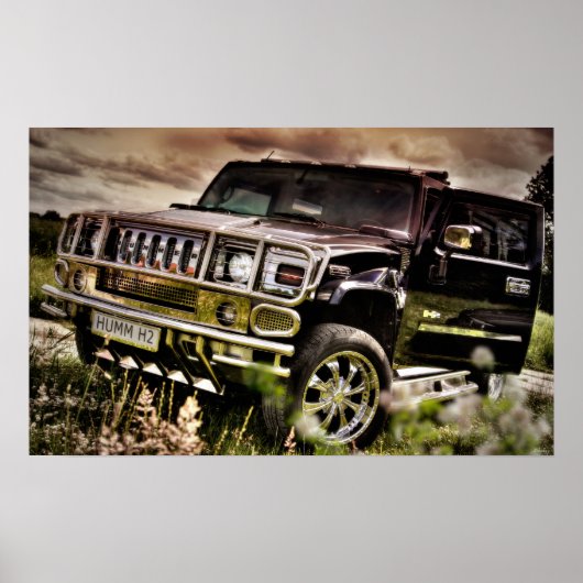 Hummer H2 Print Poster (Vorne)