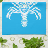 Hummer-Hawaii-Fischer-Core-Light Blue Geschirrtuch (Gefaltet)