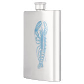 Hummer hellblau Serie Flachmann (Links)