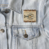 Hummer-Illustration Antique Maine Seafood Button (Beispiel)