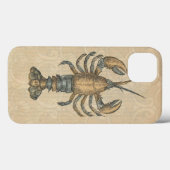 Hummer-Illustration Antique Maine Seafood Case-Mate iPhone Hülle (Rückseite (Horizontal))