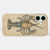 Hummer-Illustration Antique Maine Seafood Case-Mate iPhone Hülle (Rückseite (Horizontal))