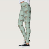 Hummer-Illustration Antique Maine Seafood Leggings (Links)