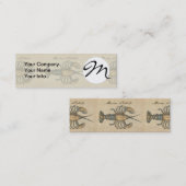 Hummer-Illustration Antique Maine Seafood Mini Visitenkarte (Vorne/Hinten)