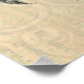 Hummer-Illustration Antique Maine Seafood Poster (Ecke)