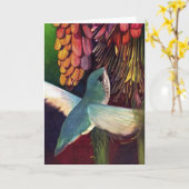 Hummer in der Poker-Pflanze Karte (Gelbe Blume)