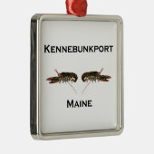 Hummer Kennebunkport Maine Silbernes Ornament (Rechts)