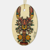 Hummer Keramik Ornament (Links)