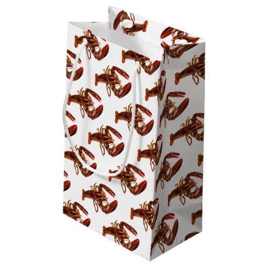 Hummer Kleine Geschenktüte (Rückseite Schrägansicht)