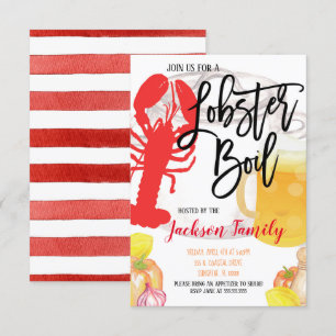 Hummer-Koch-Einladung Einladung