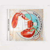 Hummer-Koch Seafood-Veranstaltung im Hintergrund Wandteppich (Vorderseite (Horizontal))