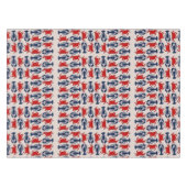 Hummer Krabs Meeresfrüchte Krebstiere Tischdecke (Vorderseite (Horizontal))