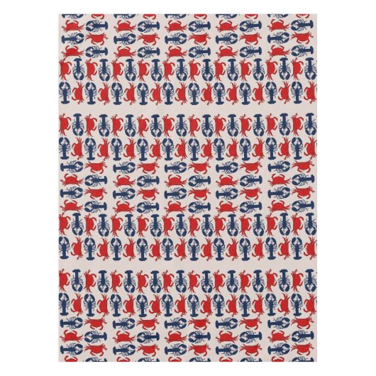 Hummer Krabs Meeresfrüchte Krebstiere Tischdecke (Vorderseite)