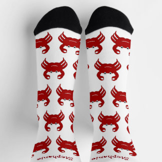 Hummer-Krebs-Design Socken