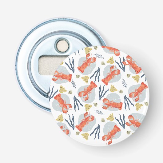 Hummer-Krustentiere SandDollars Flaschenöffner (Vorderseite)