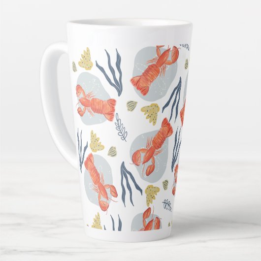 Hummer-Krustentiere SandDollars Milchtasse (Linke Ecke)