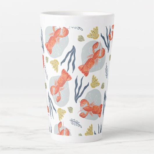 Hummer-Krustentiere SandDollars Milchtasse (Vorderseite)