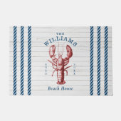 Hummer-Küste Seaside Beach House Fußmatte (Vorderseite)