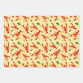 Hummer Lemons Olebt farbenfroh Geschenkpapier Set (Vorderseite)