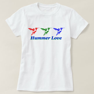 Hummer Liebe Hummingbird Shirt für leichte Farbsto