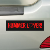 "Hummer-Liebhaber" Autoaufkleber (Auf Auto)