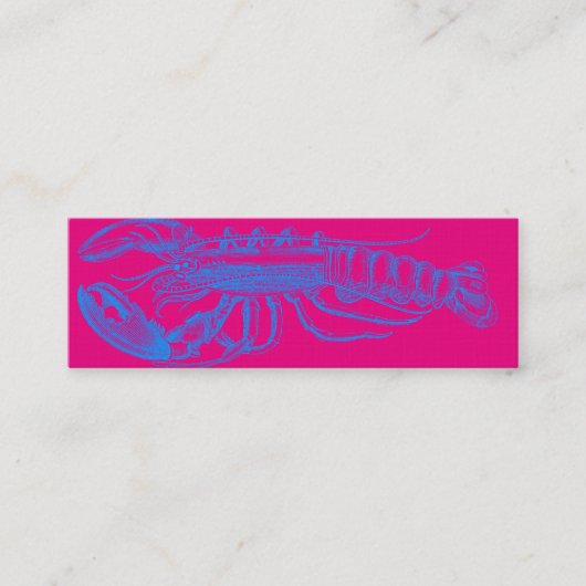 Hummer Light Blue Serie Mini Visitenkarte (Vorderseite)