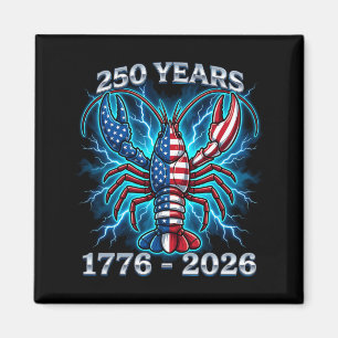 Hummer-Lobster-Patriotischer-Flusskrebs-Saison Magnet