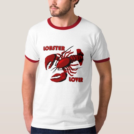Hummer Lover Mens Red Ringer T - Shirt (Vorderseite)