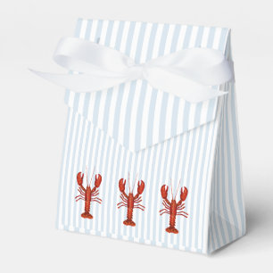 Hummer-Malerei Blaue Streifen Preppy Geschenkschachtel