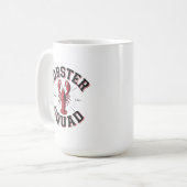 Hummer-Mannschaft Kaffeetasse (Vorderseite Links)