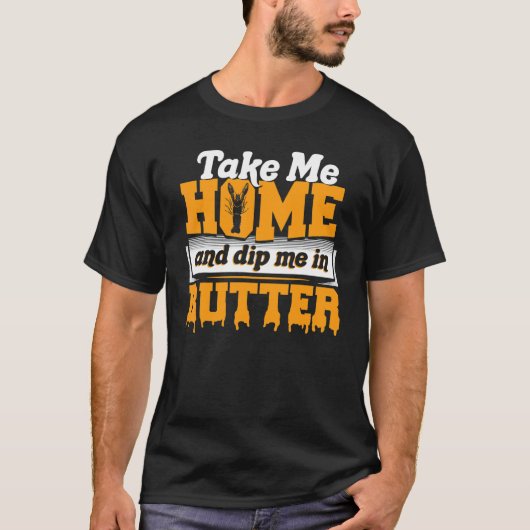 Hummer Meeresfrüchte Fischerei Krustentier Garnele T-Shirt (Vorderseite)