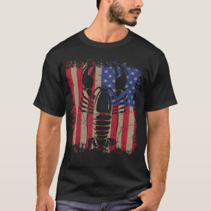 Hummer Meeresfrüchte Kochen Chef USA Amerikanisch T-Shirt