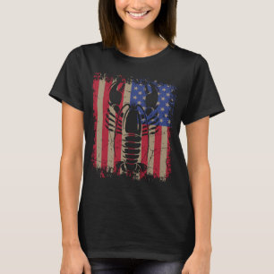 Hummer Meeresfrüchte Kochender Koch USA Amerikanis T-Shirt