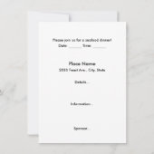 Hummer-Meeresfrüchte-Kräuterfest Einladung (Rückseite)