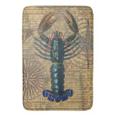 Hummer-Meeresfrüchte Maine Classic Ocean Badematte (Vorderseite Vertikal)