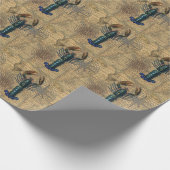 Hummer-Meeresfrüchte Maine Classic Ocean Geschenkpapier (Ecke)