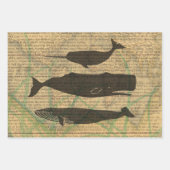 Hummer-Meeresfrüchte Maine Classic Ocean Geschenkpapier Set (Vorderseite 2)