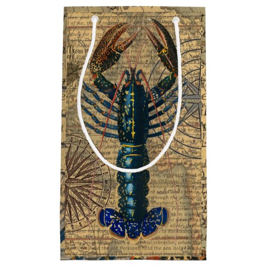 Hummer-Meeresfrüchte Maine Classic Ocean Kleine Geschenktüte (Vorderseite)