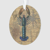 Hummer-Meeresfrüchte Maine Classic Ocean Ornament (Vorderseite)