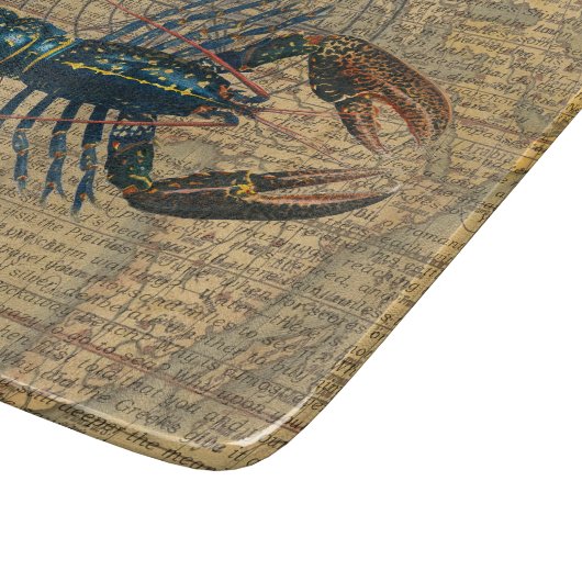 Hummer-Meeresfrüchte Maine Classic Ocean Schneidebrett (Ecke)