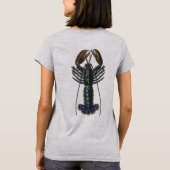 Hummer-Meeresfrüchte Maine Classic Ocean T-Shirt (Rückseite)