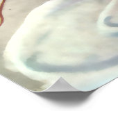 Hummer mit Banjo Serenading Beach Girl Poster (Ecke)