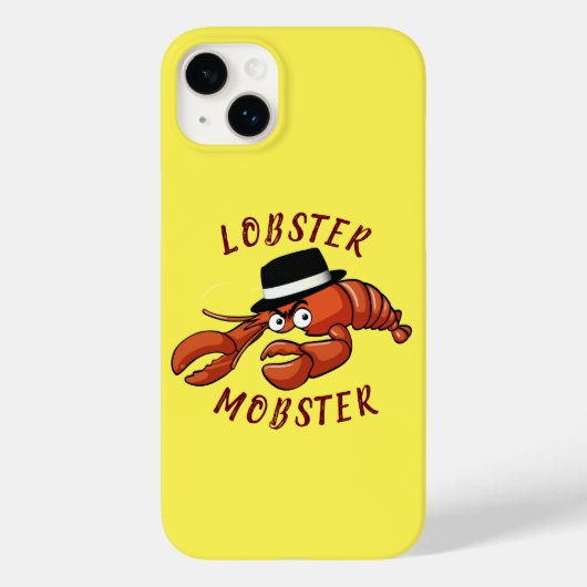 Hummer Mobster 🦞 weiträumiger Mit Augen Niedliche Case-Mate iPhone Hülle (Rückseite)