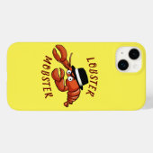 Hummer Mobster 🦞 weiträumiger Mit Augen Niedliche Case-Mate iPhone Hülle (Rückseite (Horizontal))