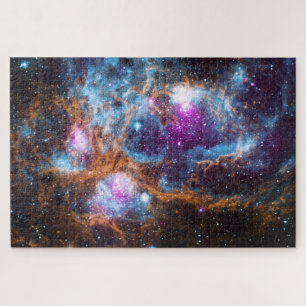 Hummer-Nebel - Kosmisches Winterwunderland Puzzle