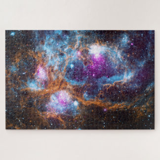 Hummer-Nebel - Kosmisches Winterwunderland Puzzle