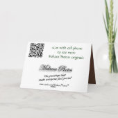 Hummer oval-fertigen jede mögliche Gelegenheit Karte (Rückseite)